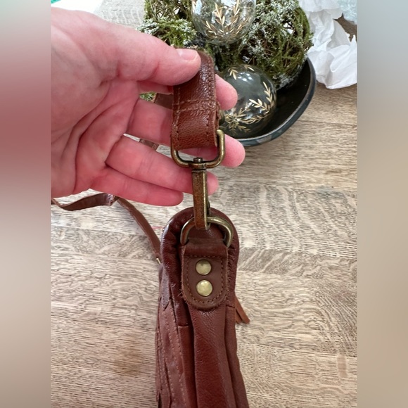 Monserat De Lucca Benecio Crossbody Leather Bag Purse - Picture 11 of 16